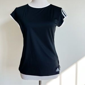 Adidas Climalite Women’s Black Active Outdoor Tennis Golf Tee, size Medium